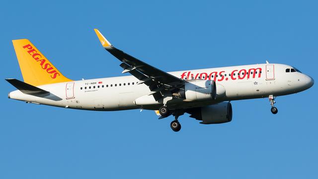 TC-NBK:Airbus A320:Pegasus Airlines